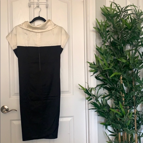 Shift Dress Classic Black White Box Dress - Picture 2 of 2